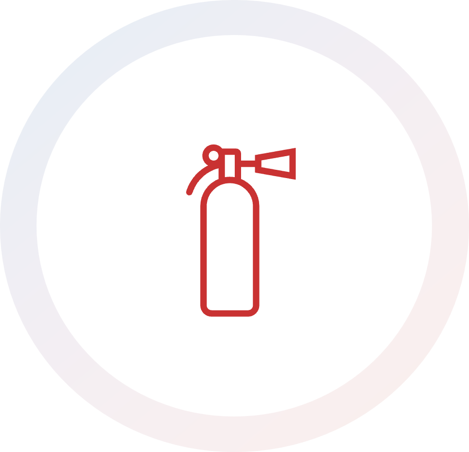 red fire extinguisher icon
